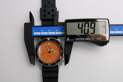 【 N MINT - 】 SEIKO Quartz 7548-700C 41mm Day/Date Orange Dial Quartz Men's Watch